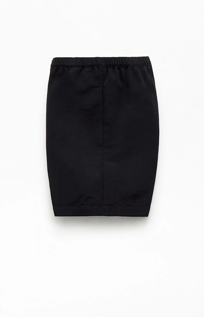 Pacsun Baggy Black 4.5" Swim Trunks