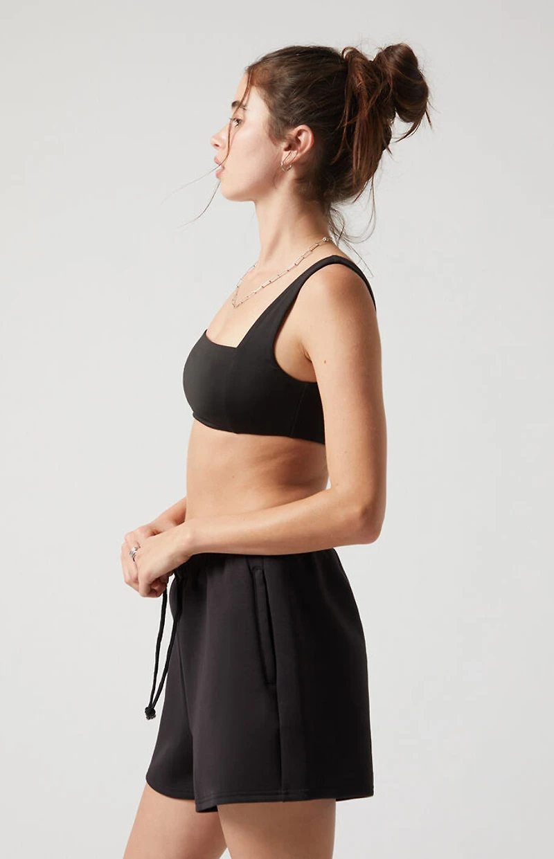 PAC 1980 WHISPER Black Bandage Sports Bra