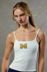 WILD COLLECTIVE Michigan Wolverines Sculpt Tank Top