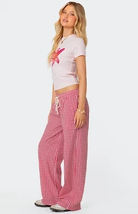 Edikted Taya Gingham Pants