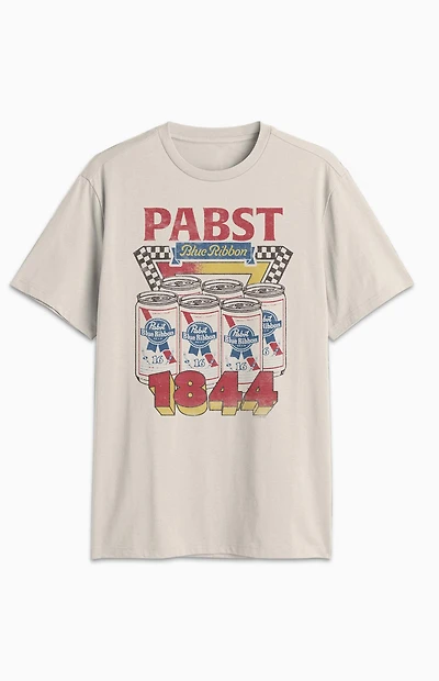 Pabst Blue Ribbon Checker T-Shirt