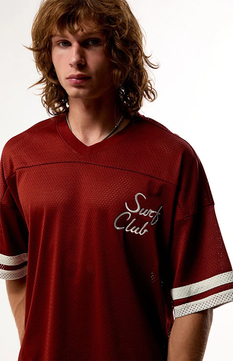Pacsun Surf Club Mesh Football Jersey