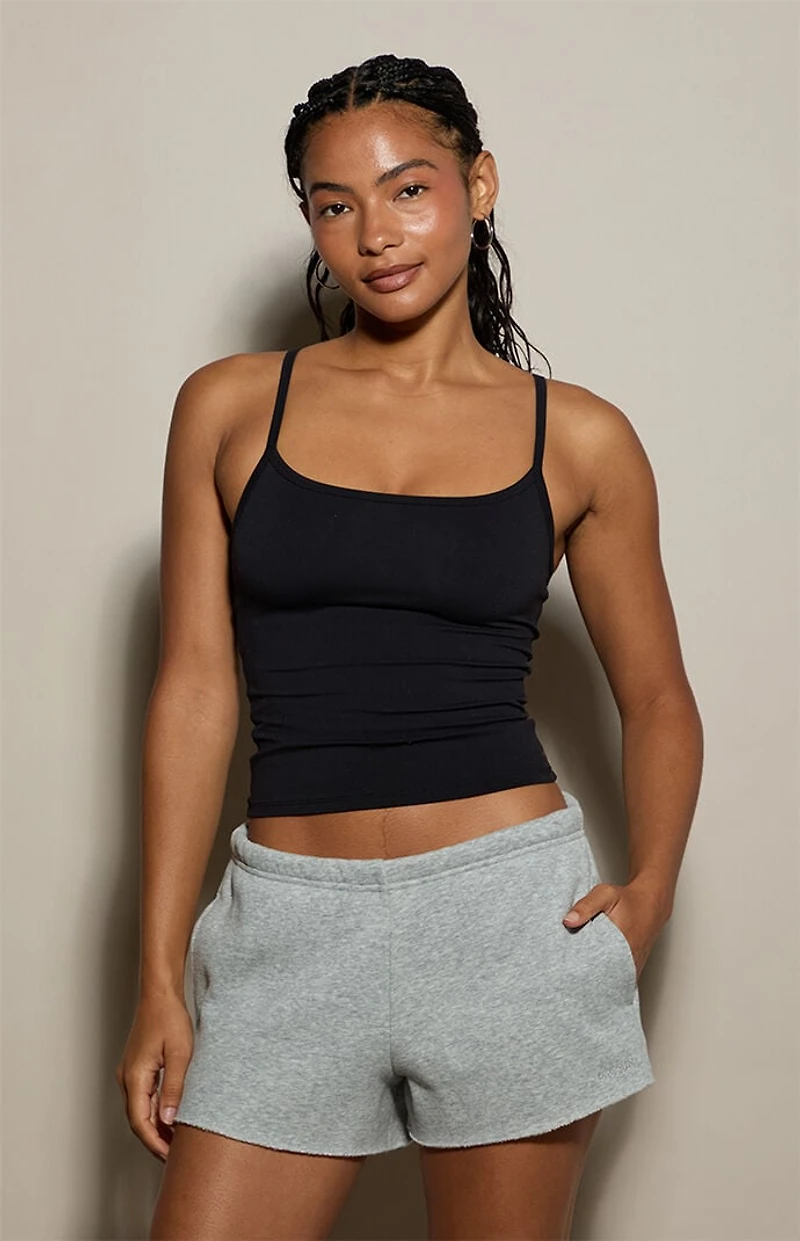 Pacsun Heather Grey Ultra Soft Fleece Classic Sweat Shorts