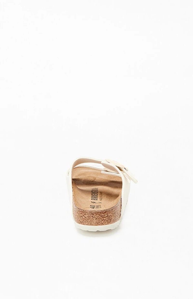 Birkenstock Women's Arizona Slide Sandal Eggshell