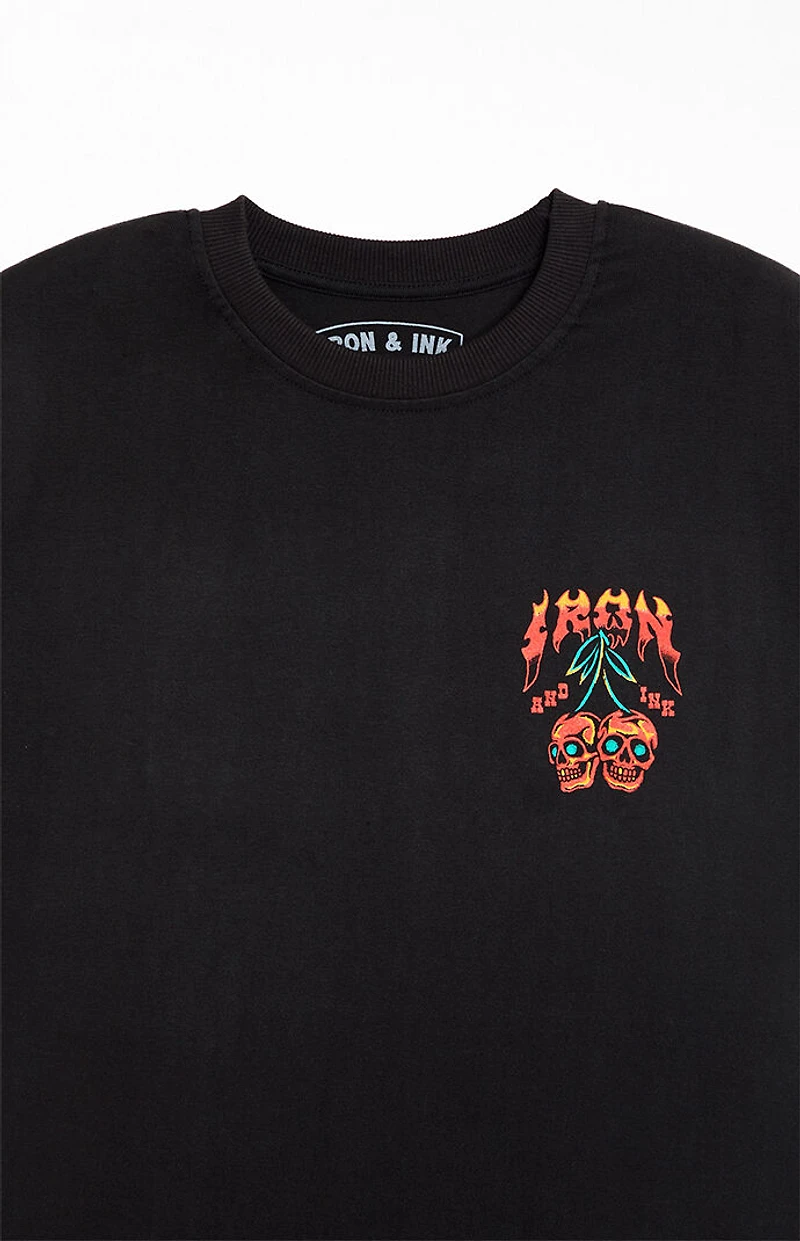 Iron & Ink Cherry Bomb Boxy Oversized T-Shirt