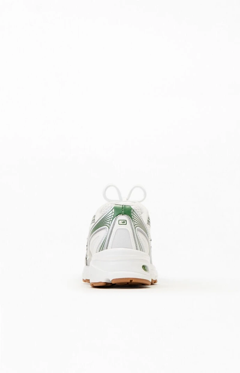 New Balance Gray & Green 740 Sneakers