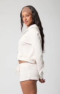 PAC 1980 Active Aspen Waffle Knit Zip Up Hoodie