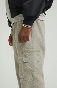 Pacsun Ocean Sherpa Cargo Sweatpants