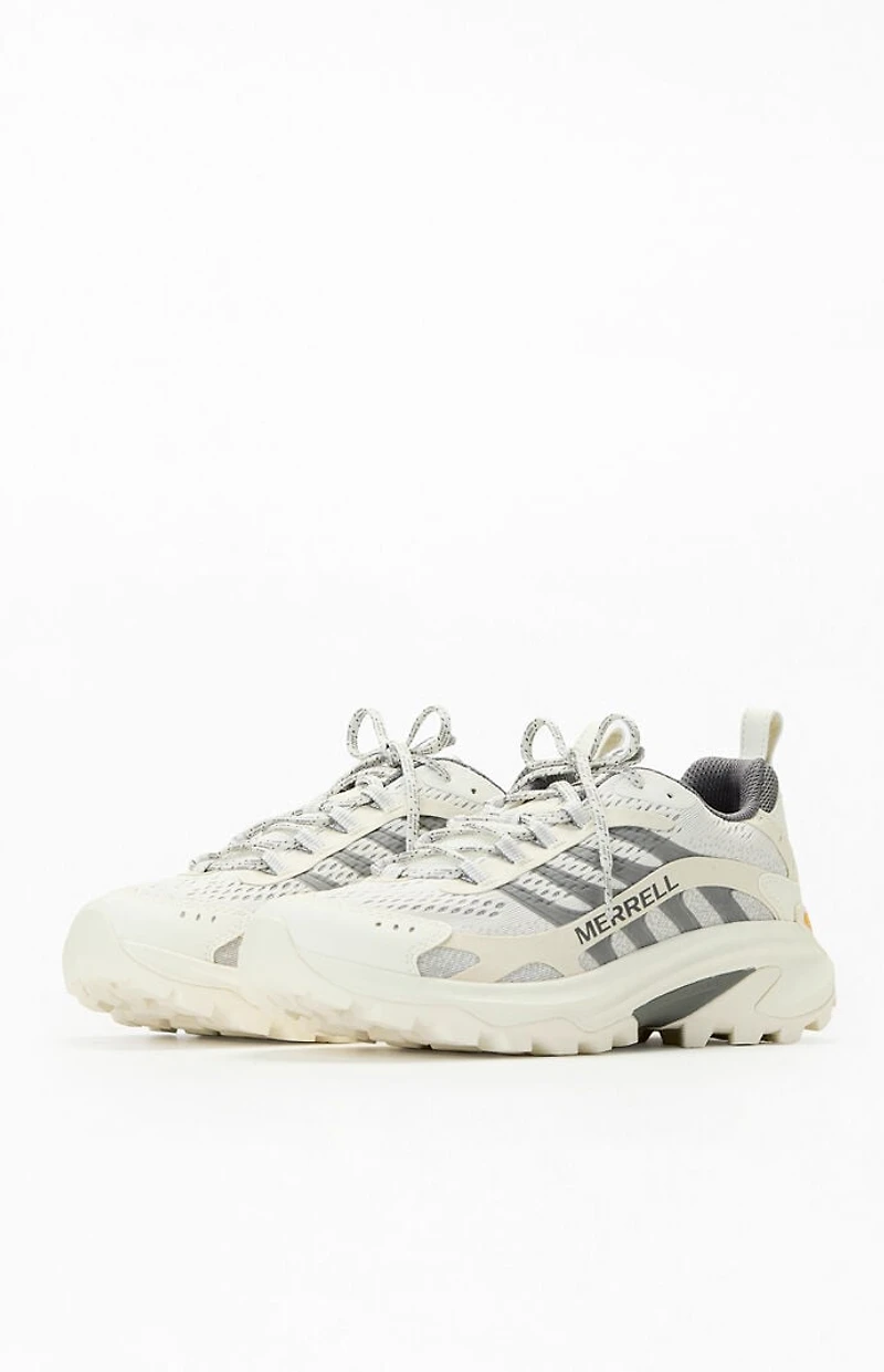 Merrell Cream & Navy Moab Speed Sneakers