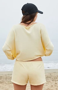 John Galt Yellow Emery Lounge Shorts