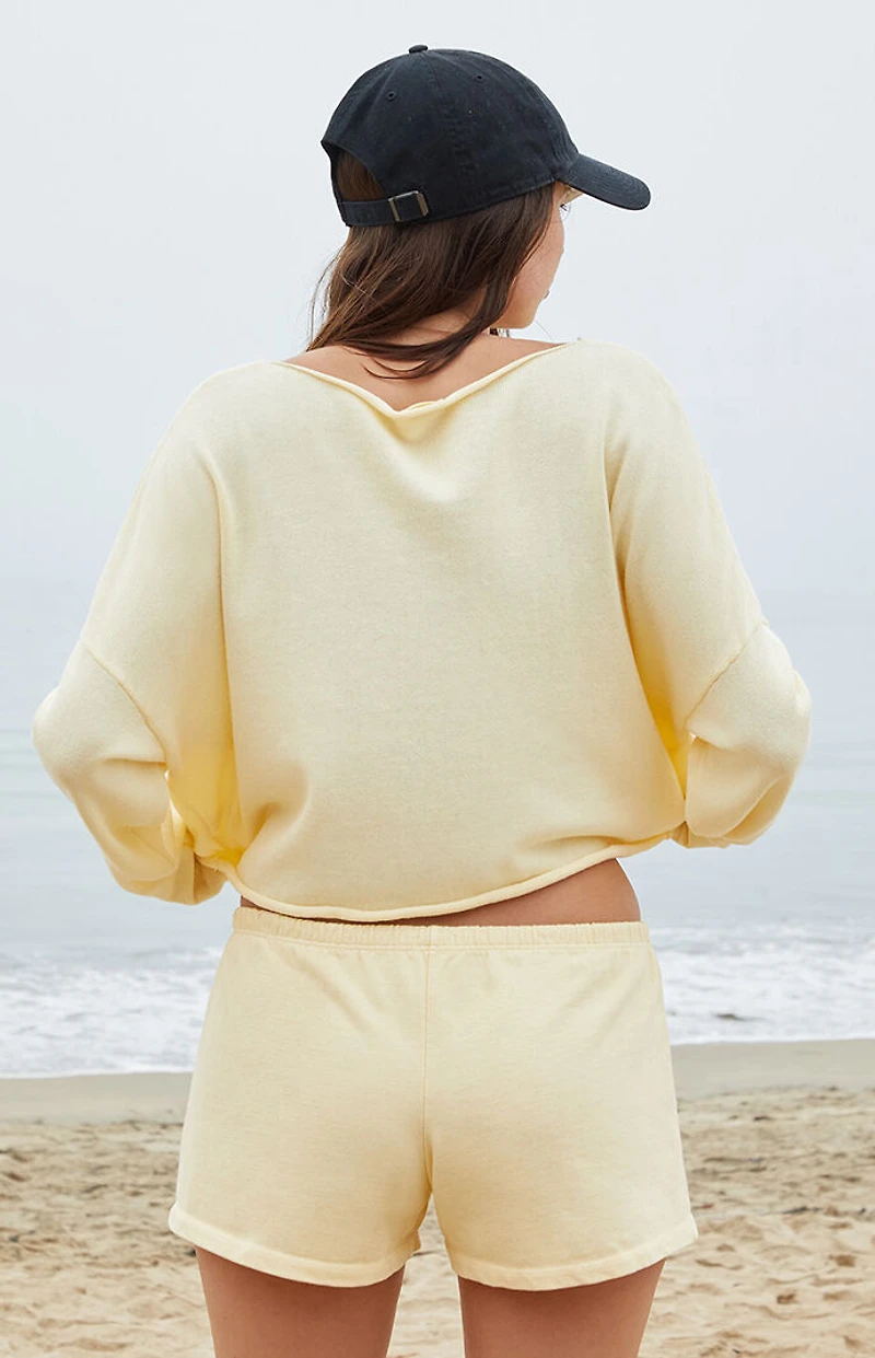 John Galt Yellow Emery Lounge Shorts