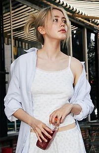 John Galt Bear Lace Skylar Pajama Tank Top