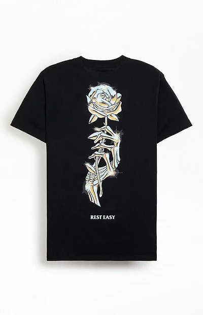 Rest Easy Chrome Rose T-Shirt