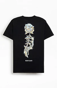 Rest Easy Chrome Rose T-Shirt