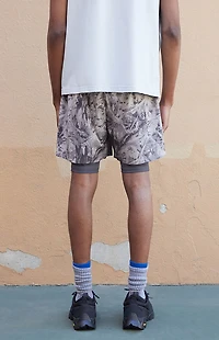 A.R.C. Active Tree Camo Mesh Running Shorts