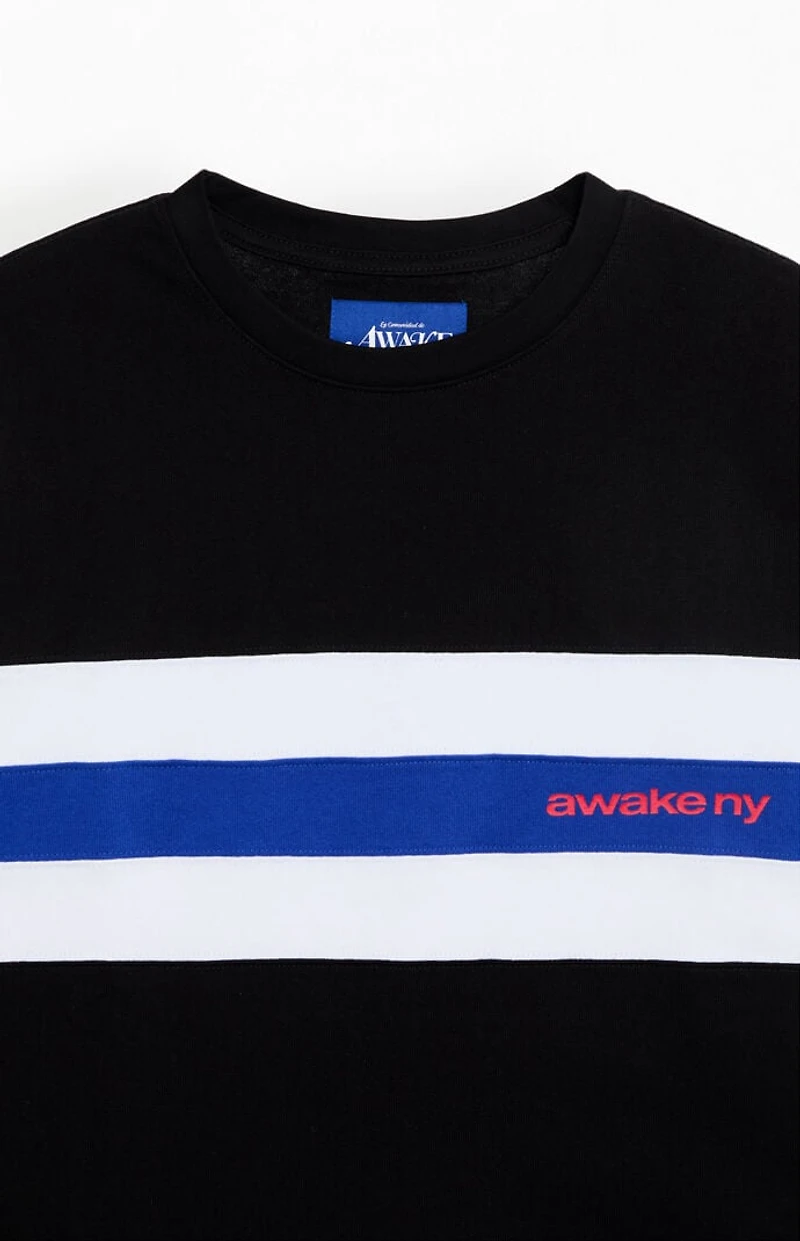 Awake NY Striped Long Sleeve T-Shirt