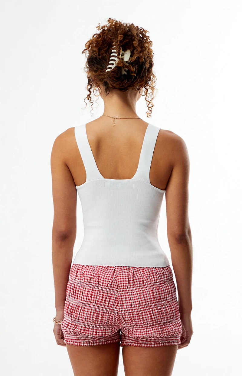 WEWOREWHAT Deep V Tank Top