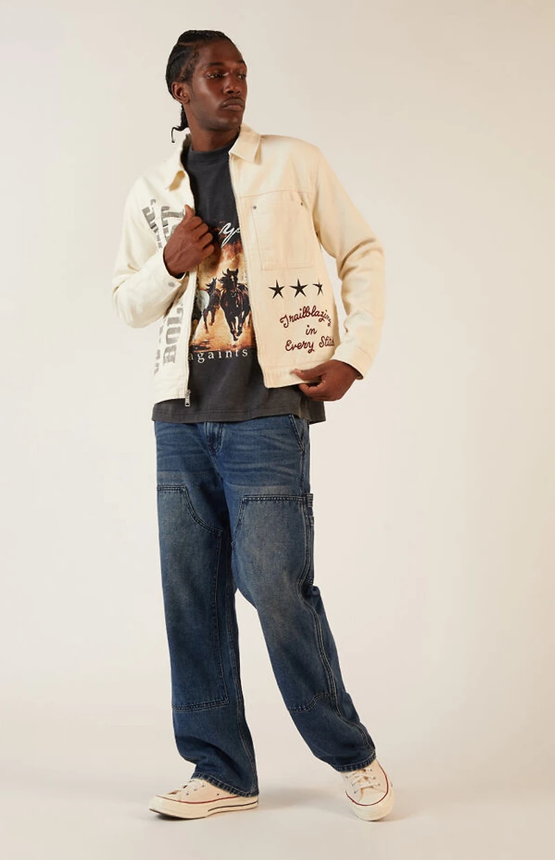 Pacsun Bone California Cowboy Gas Jacket
