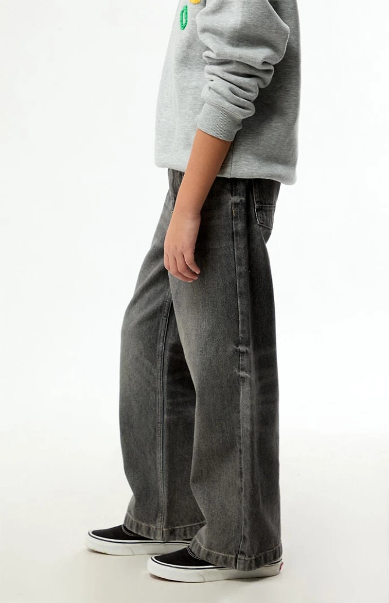 Pacsun Kids Baggy Jeans Gray Wash