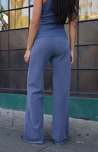 John Galt Navy Hilary Yoga Baggy Sweatpants