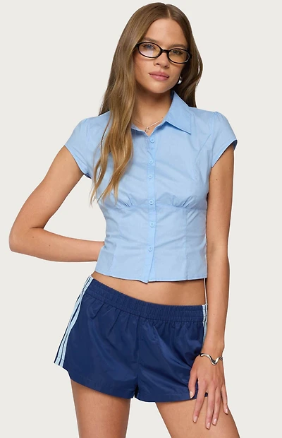 Edikted Massie Tailored Button Up Shirt