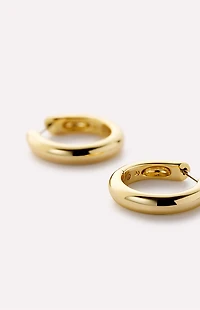 Ana Luisa Giulia Medium Gold Hoop Earrings