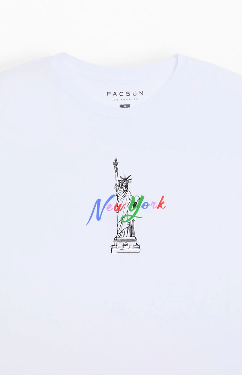 Pacsun NYC Liberty Map T-Shirt