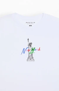 Pacsun NYC Liberty Map T-Shirt