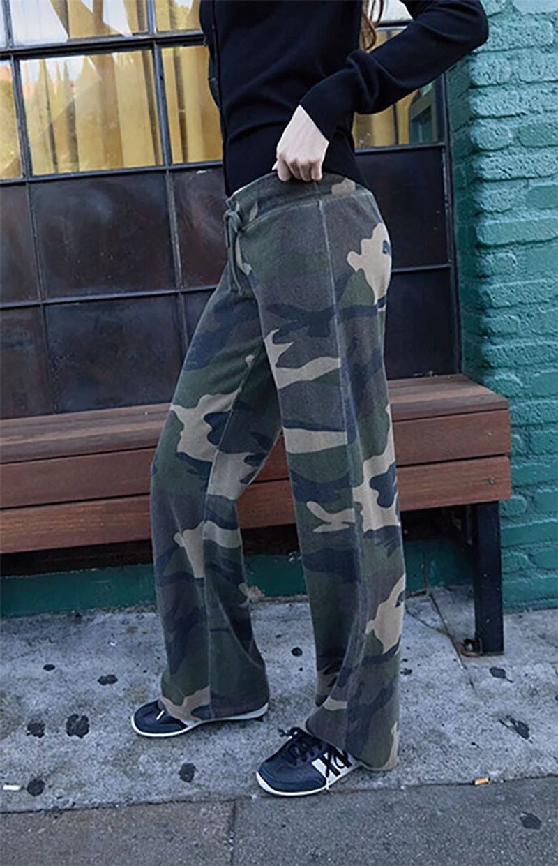 John Galt Camo Hilary Baggy Sweatpants