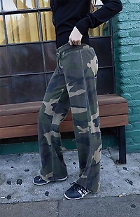 John Galt Camo Hilary Baggy Sweatpants