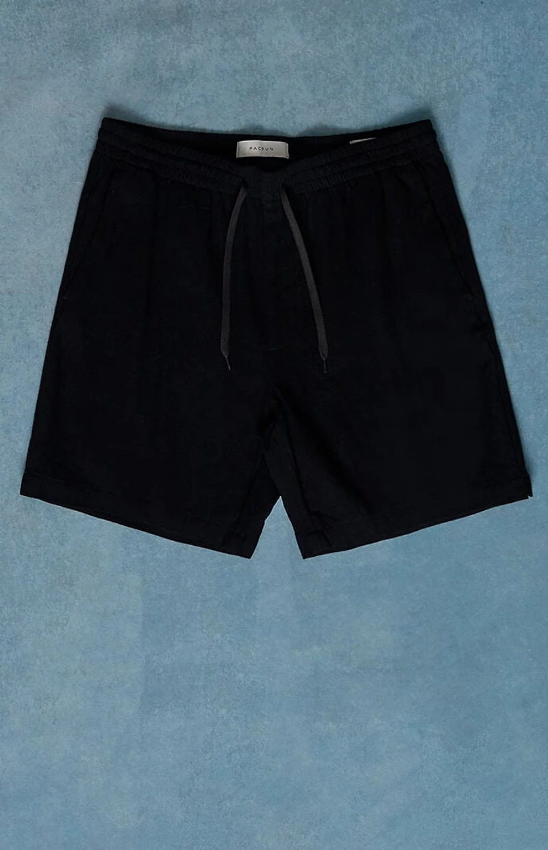 Pacsun Black Linen Shorts