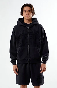 UFC Frayed Lettering Full Zip Hoodie