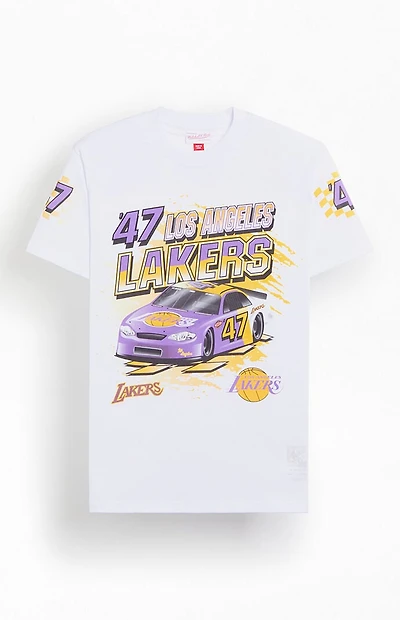 Mitchell & Ness LA Lakers NBA Speedway T-Shirt