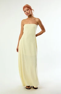 WEWOREWHAT A-Line Strapless Maxi Dress