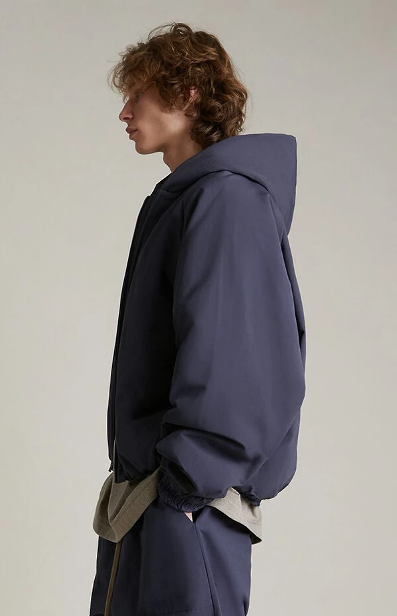 Fear of God ESSENTIALS Marine Military Nylon Hooded Bomber Jacket