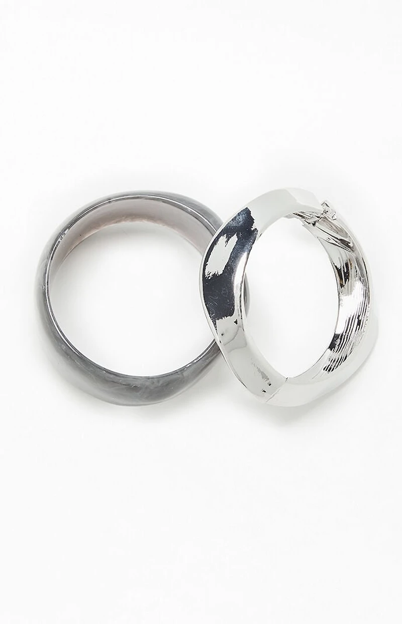 LA Hearts 2 Pack Willow Bangles Set