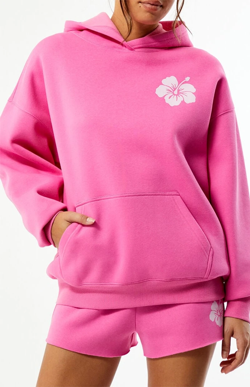 LA Hearts Floral Hoodie