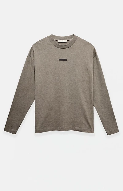 Fear of God ESSENTIALS Homstead Heather Classic Fit Long Sleeve T-Shirt