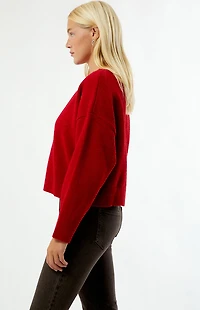 Rhythm Red Estelle Fluffy Cardigan