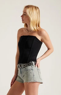 Third Charm Briar Strapless Mesh Corset