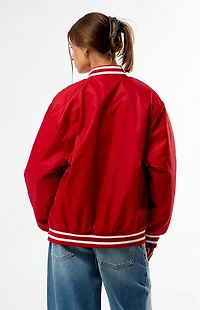 HYPE & VICE Alabama Crimson Tide A-Game Varsity Bomber Jacket