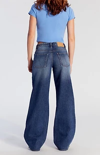 Pacsun Casey Low Rise Baggy Jeans Dark Indigo