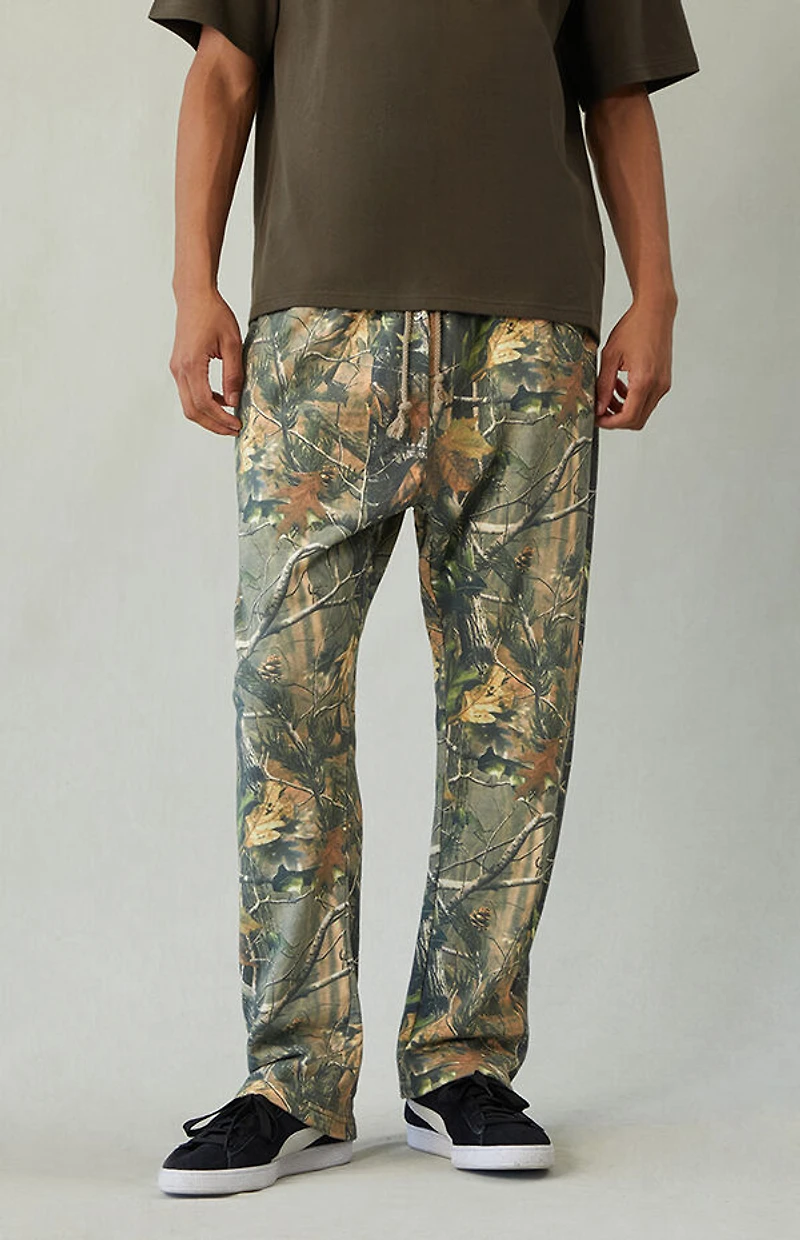 Pacsun Camo Straight Leg Sweatpants