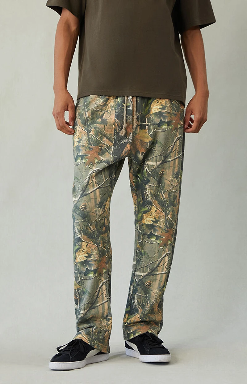 Pacsun Camo Straight Leg Sweatpants