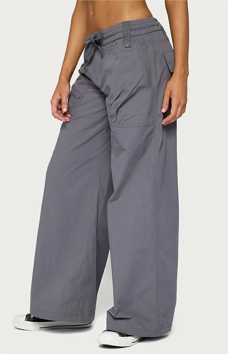 Edikted Kathleen Oversized Cotton Cargo Pants