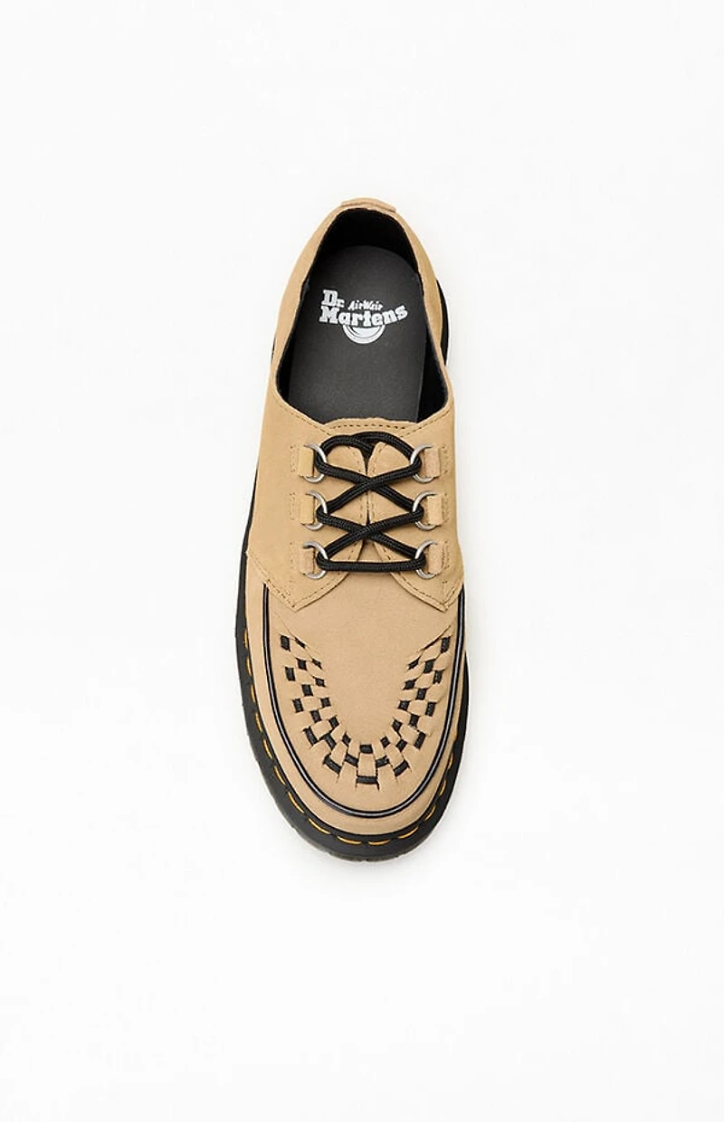 Dr Martens Tan Ramsey Savannah Suede Shoes