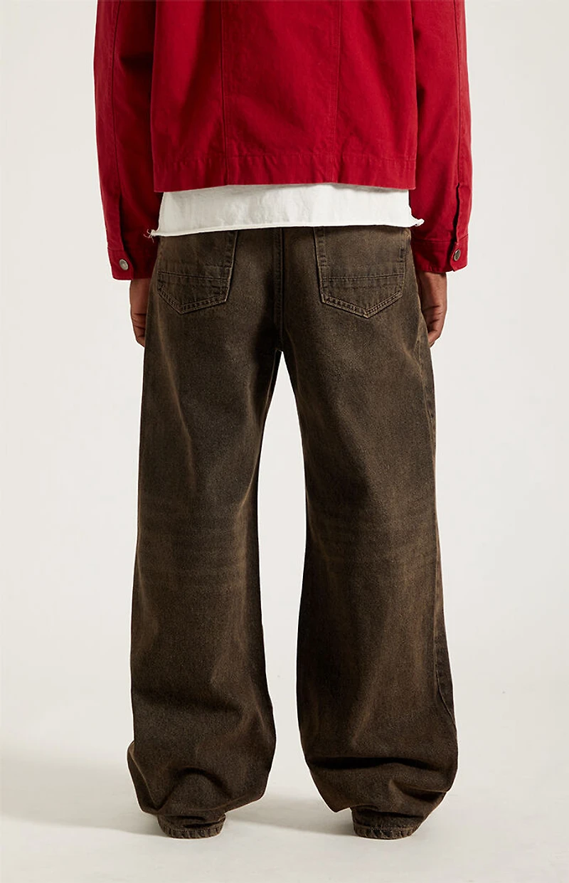 Pacsun Blake Extreme Baggy Jeans Overdyed Brown