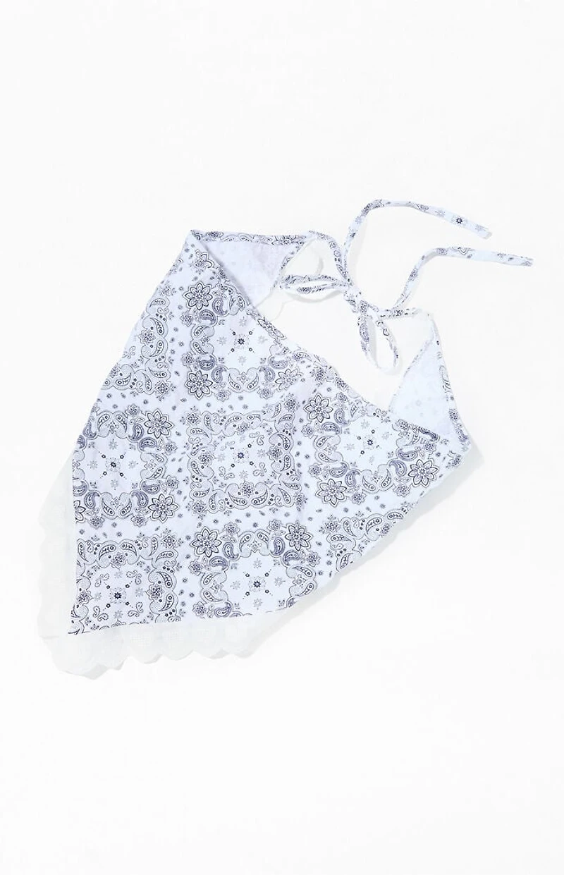 LA Hearts Paisley Headscarf