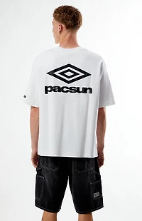 Umbro x PacSun White Short Sleeve T-Shirt