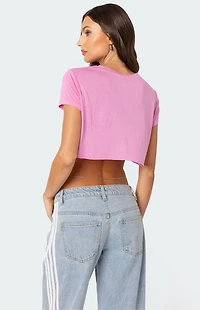 Edikted Seville Cropped T-Shirt